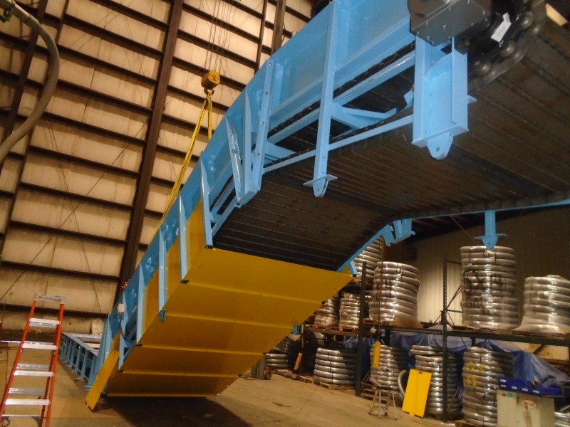 Harris HRB Horizontal Baler & Fluent Conveyors Hinged Steel Baler